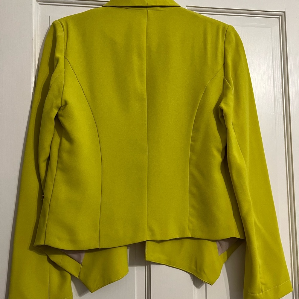 Neon Yellow Blazer